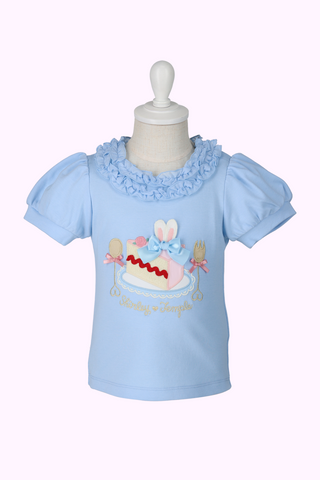 アリスケーキアップリケパフTシャツ(Baby)