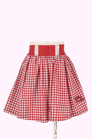 ギンガムチェックパンツ付きスカート(Toddler)